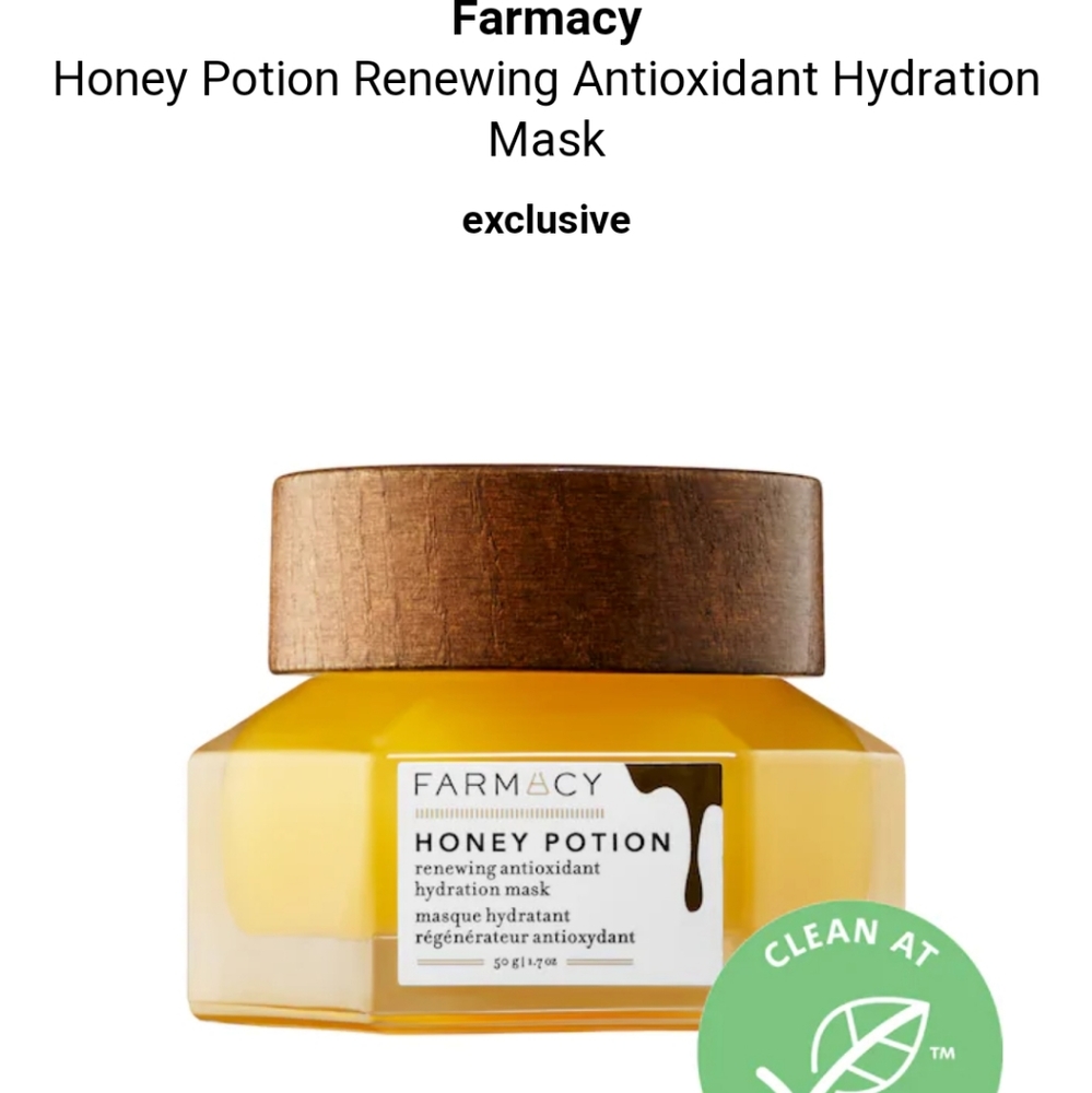 NIB 1.7oz Farmacy Honey Potion Warming Face Mask